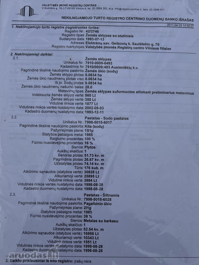 Parduodamas sodo namas šalia miško. Sklypo - nuotraukos Nr. 23
