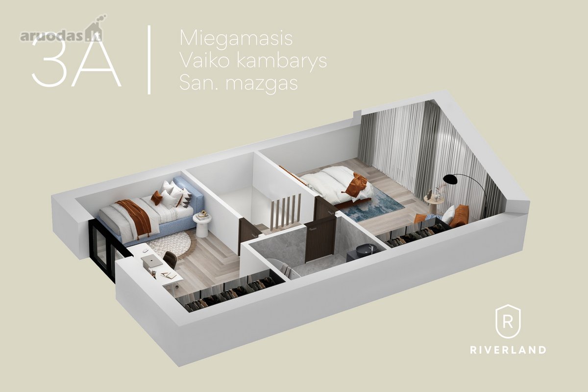 Parduodamas įrengtas 106 kv.m* butas per - nuotraukos Nr. 21