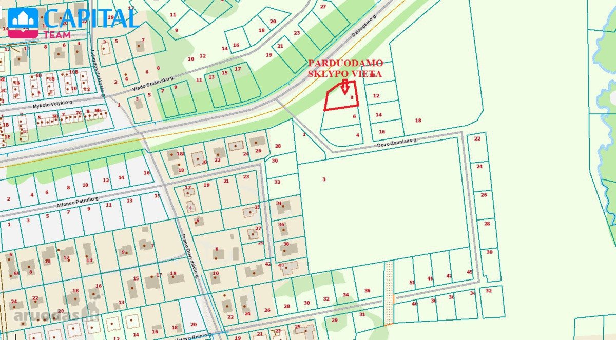 Parduodamas 9.48 Arų Namų Valdos Sklypas Su - nuotraukos Nr. 9