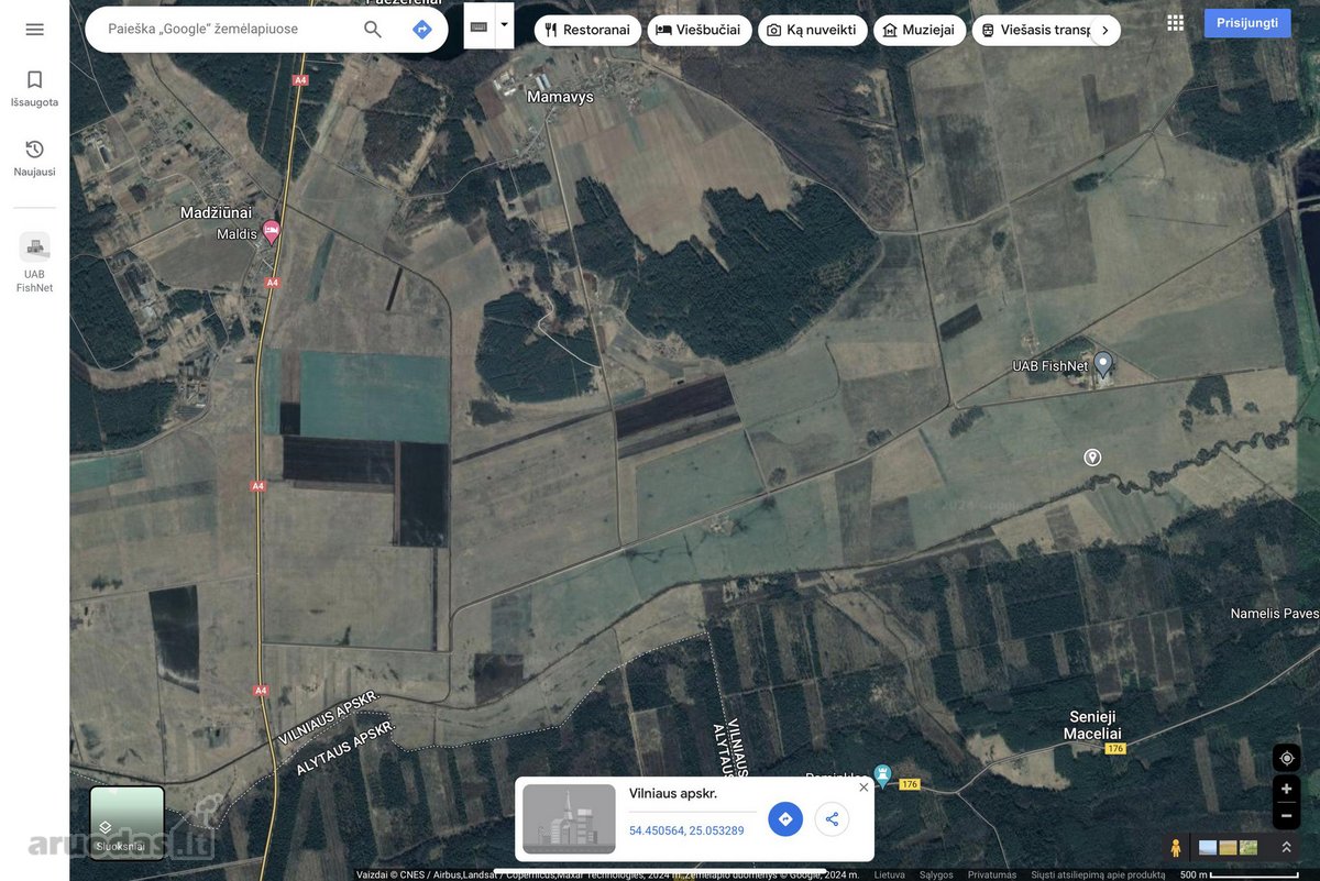 Parduodamas 9,3900 ha žemės ūkio paskirties - nuotraukos Nr. 2