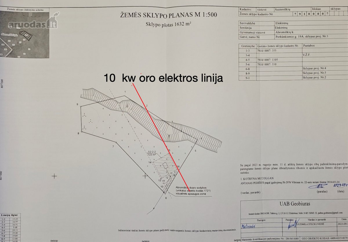 Parduodamas 16,32 arų namų valdos sklypas - nuotraukos Nr. 8