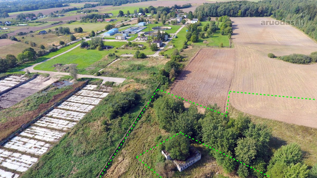 Parduodamas komercinės paskirties 1,69 ha