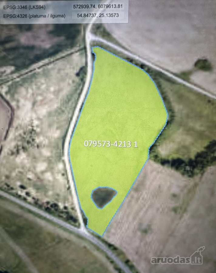 Parduodamas 4,79 ha Ploto Žemės Ūkio - nuotraukos Nr. 2