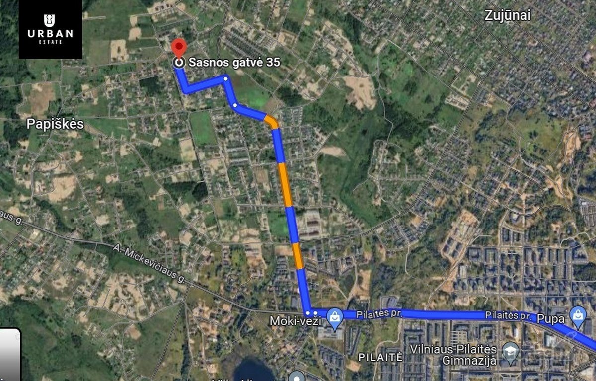 Sasnos Sklypas, Vilniuje Pilaitėje Sasnos g. sklypas Nekilnojamo turto ...