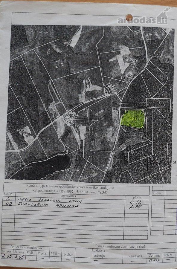 Parduodamas Utenos r. Daugailių sen. Gatelių - nuotraukos Nr. 2
