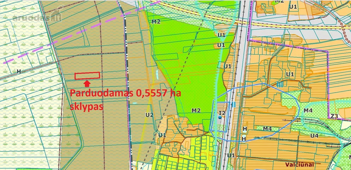 Parduodamas 0,5557 ha žemės ūkio sklypas, - nuotraukos Nr. 3