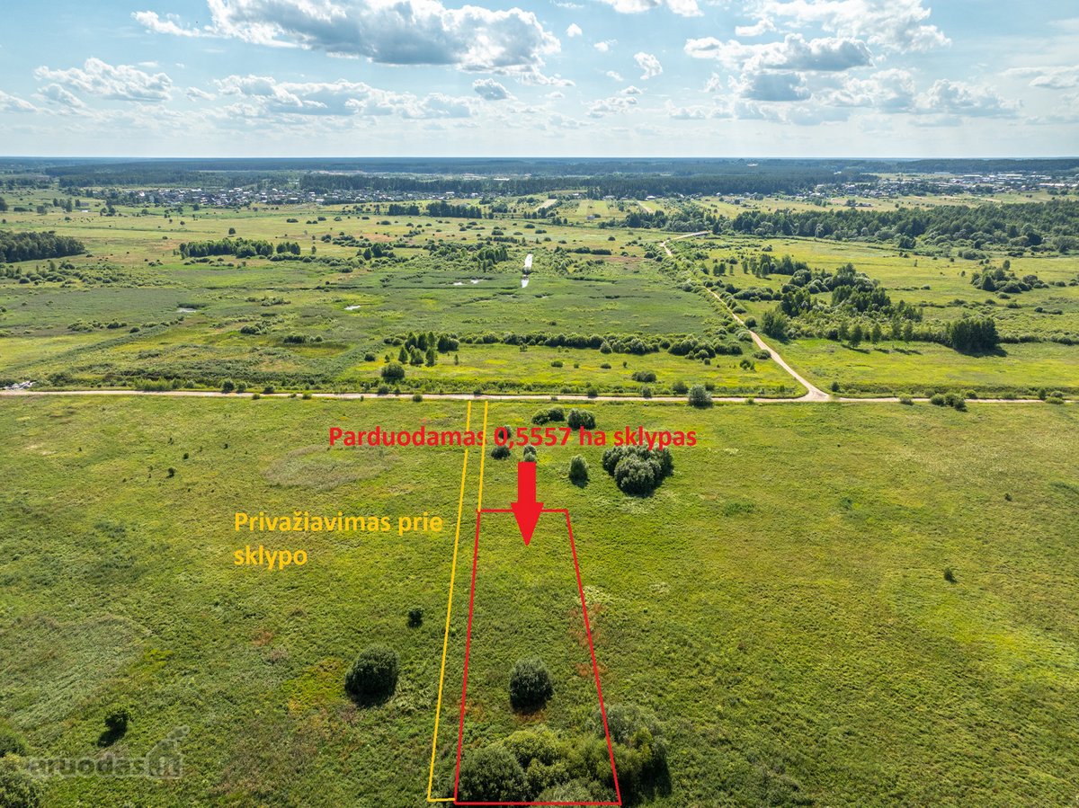 Parduodamas 0,5557 ha žemės ūkio sklypas, - nuotraukos Nr. 2
