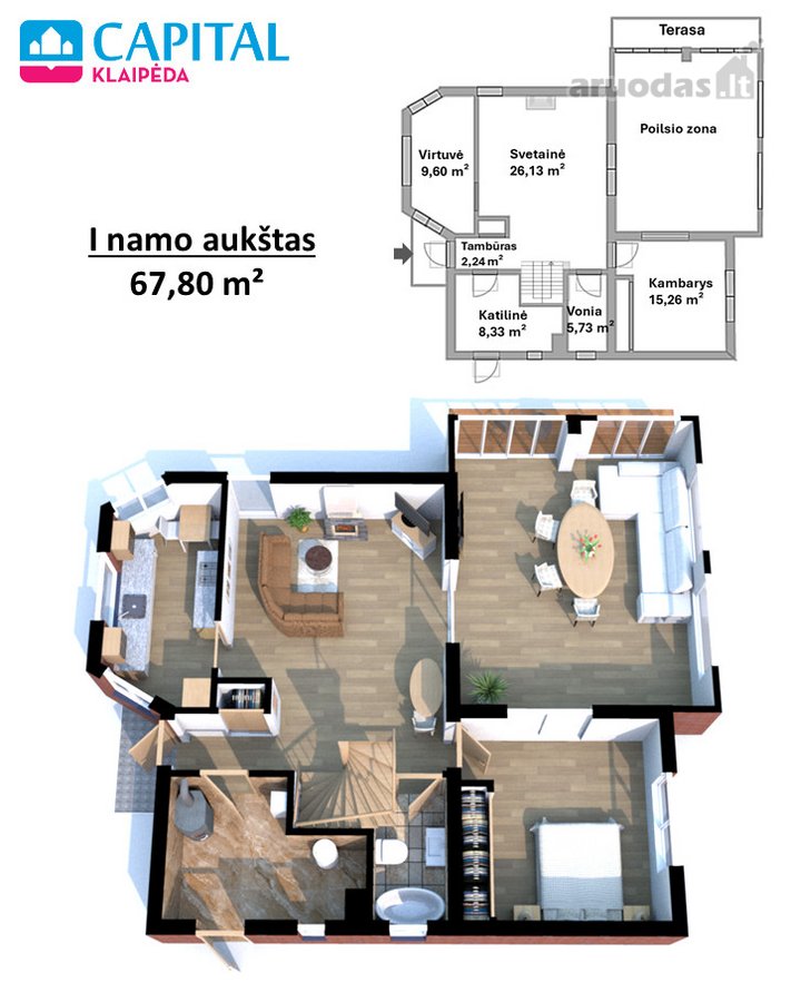 Klaipėdoje, Išskirtinėje Vietoje Ant Danės - nuotraukos Nr. 32