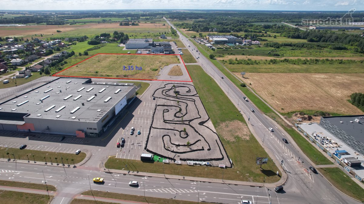 Parduodamas komercinės paskirties sklypas