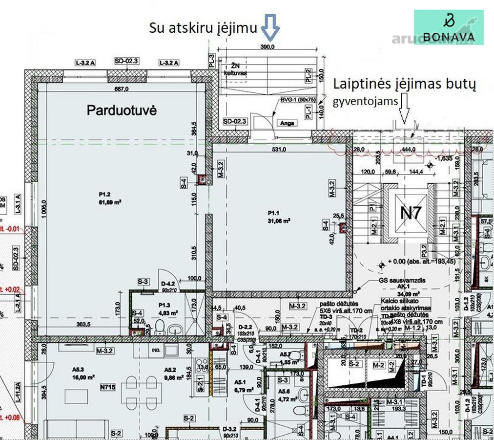 Parduodama tiesiogiai iš statytojo tel. +370 - nuotraukos Nr. 3