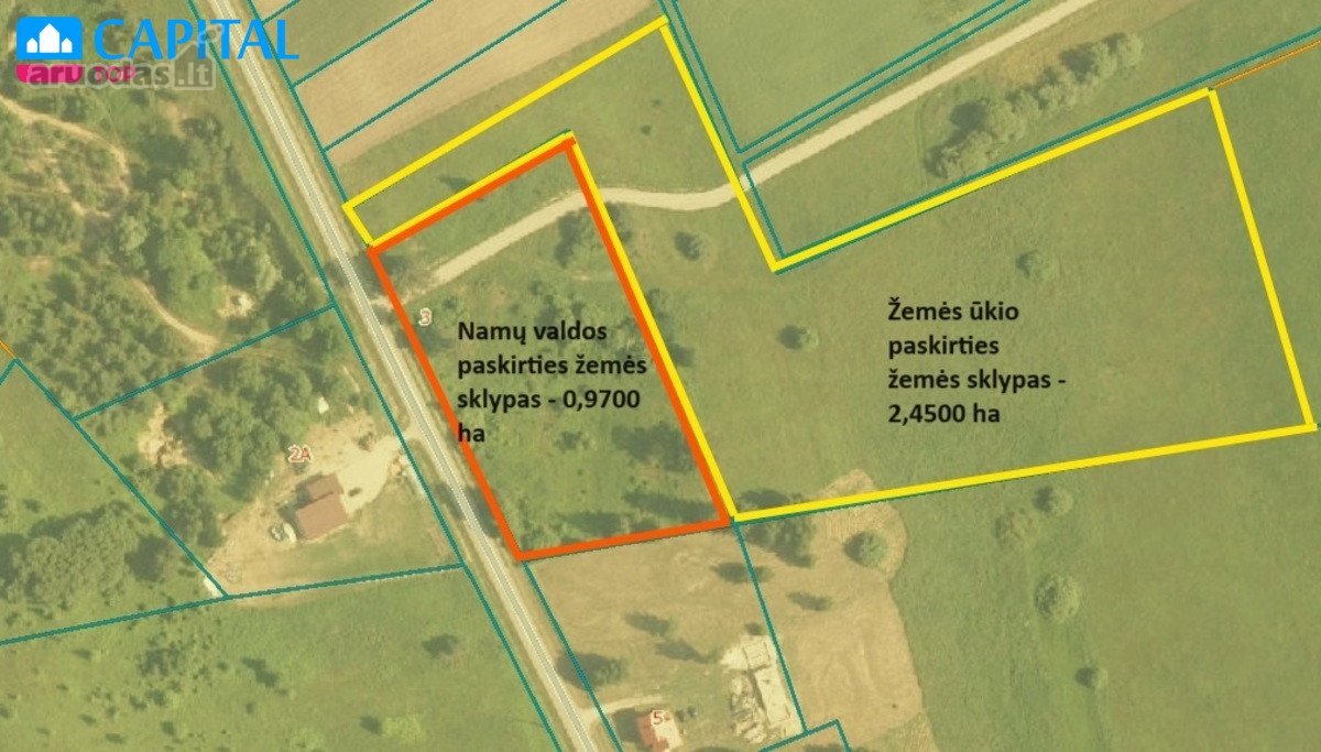 Parduodami Du Besiribojantys Sklypai Mikytų K - nuotraukos Nr. 16