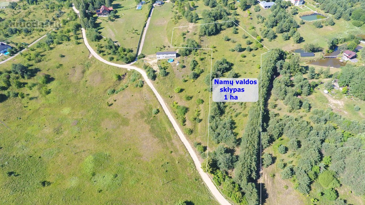 Parduodamas 100 arų namų valdos žemės sklypas - nuotraukos Nr. 2
