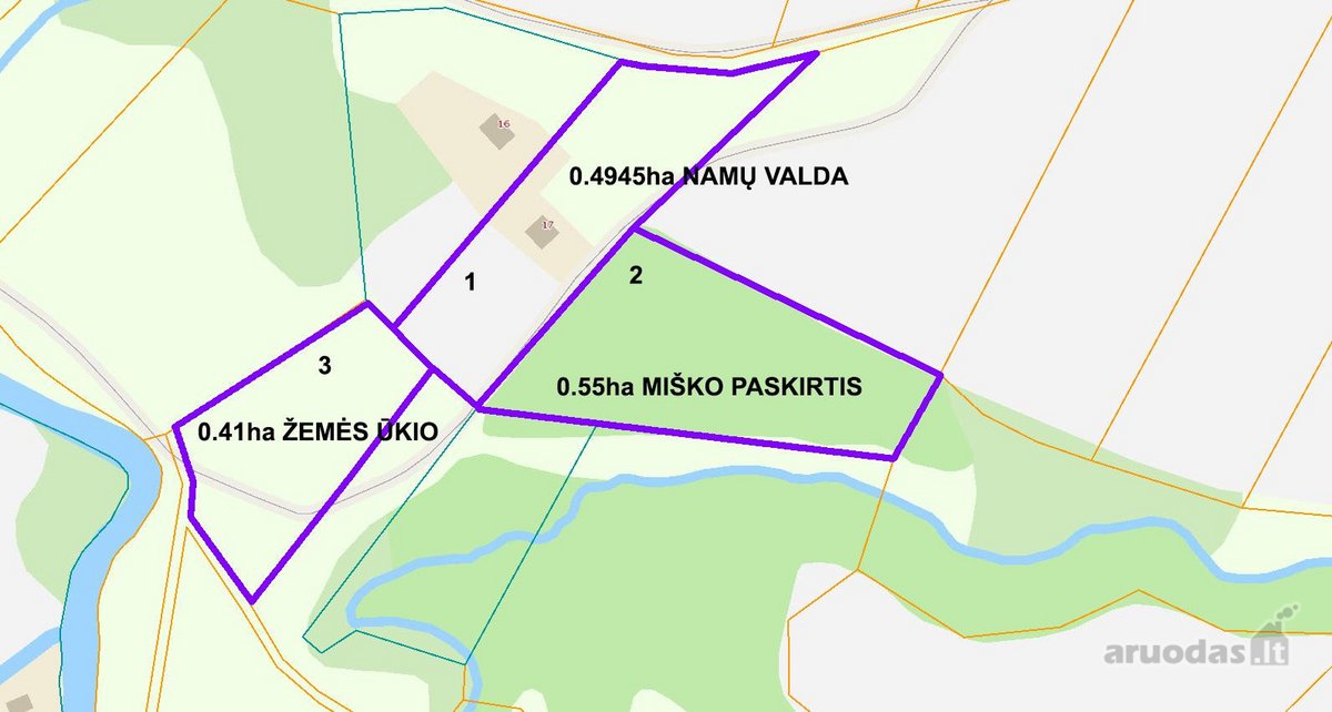 Parduodami trys sklypai: - nuotraukos Nr. 2