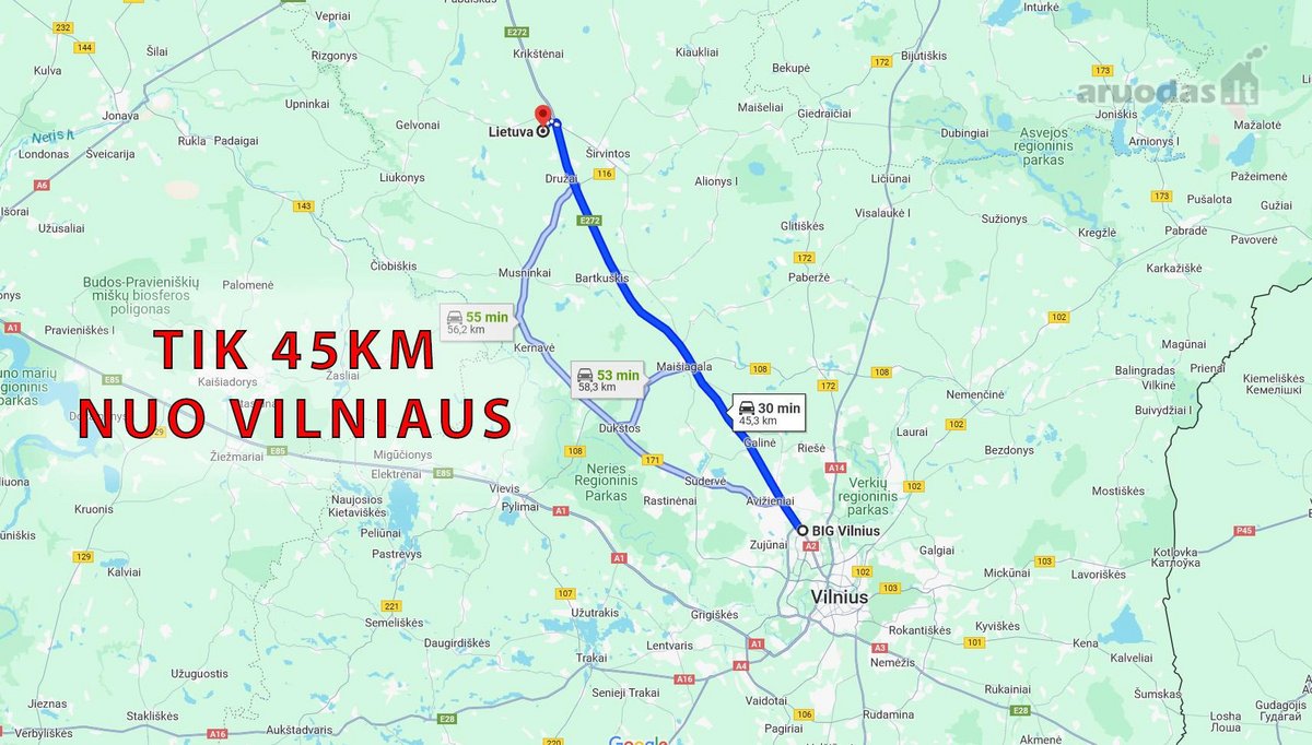 Vos 45 km nuo Vilniaus, gamtos apsuptyje - nuotraukos Nr. 9