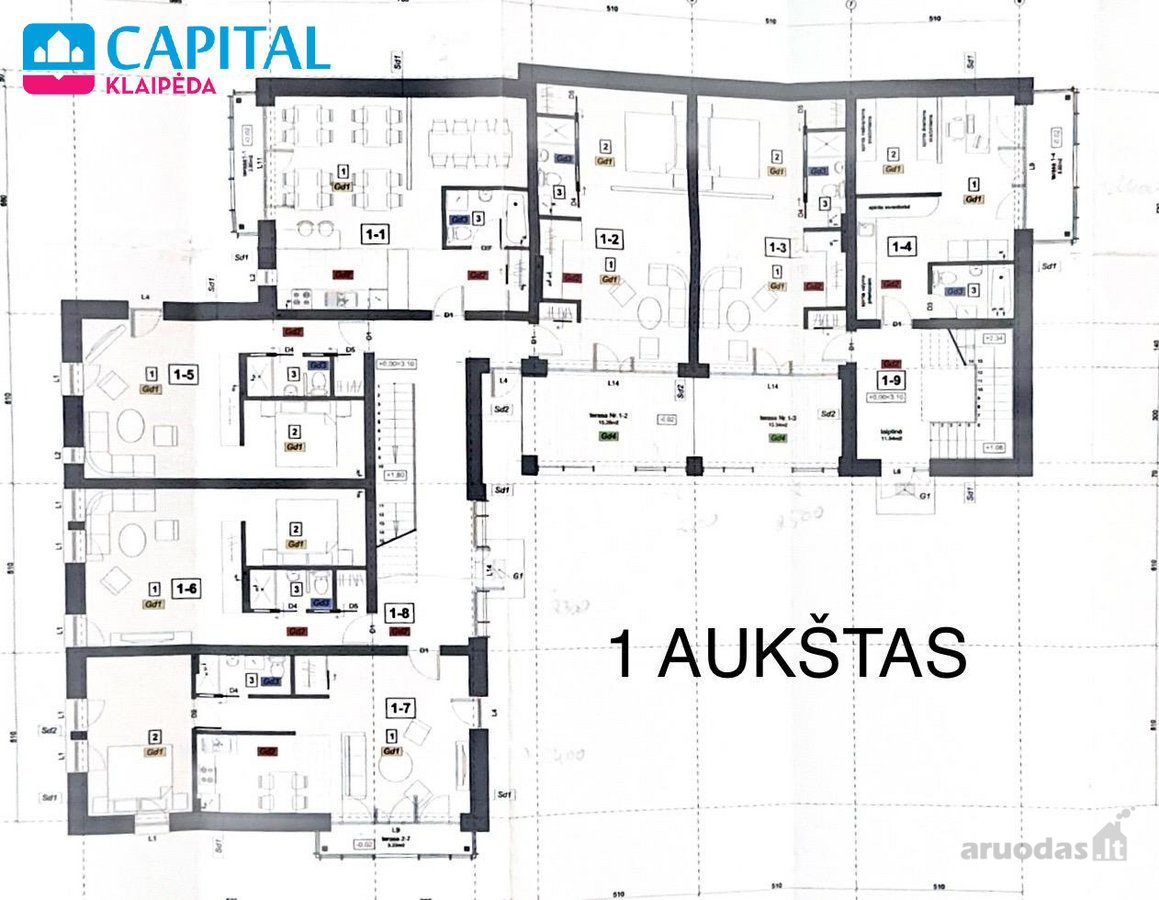 Tai Išskirtinis 20 Apartamentų Projektas - nuotraukos Nr. 24