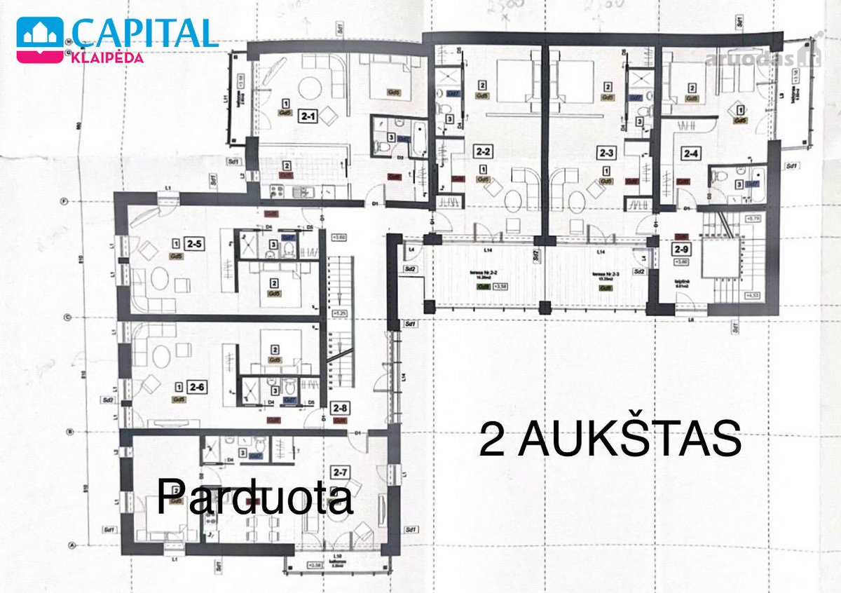 Tai Išskirtinis 20 Apartamentų Projektas - nuotraukos Nr. 25