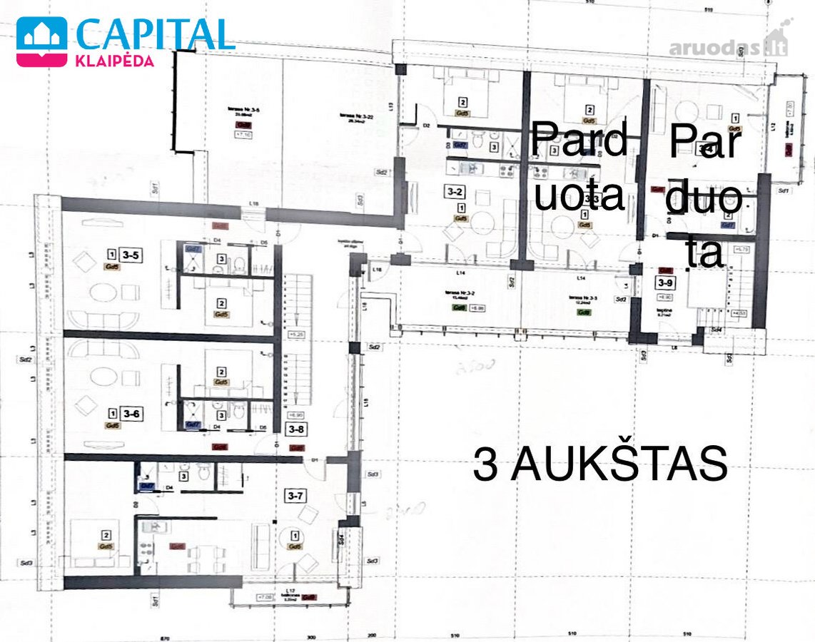 Tai Išskirtinis 20 Apartamentų Projektas - nuotraukos Nr. 26
