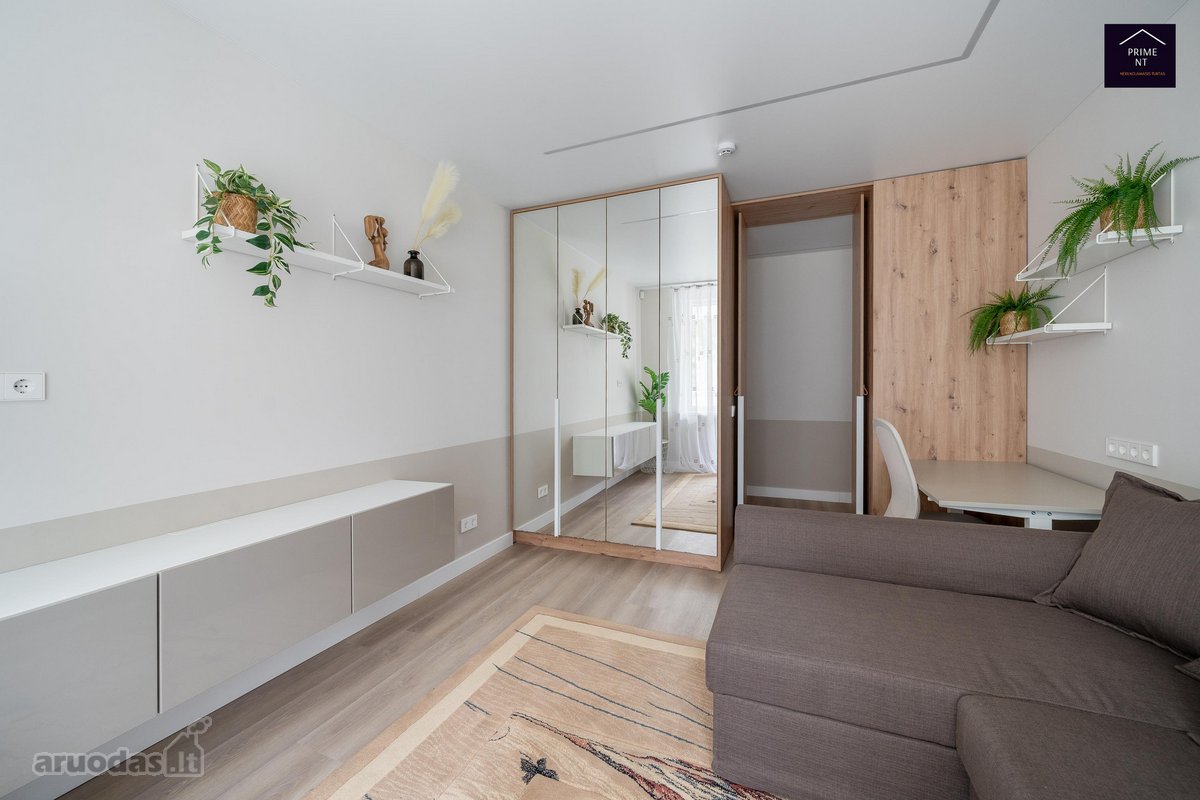 Nuomojamas 2 kambarių moderniai įrengtas, - nuotraukos Nr. 12