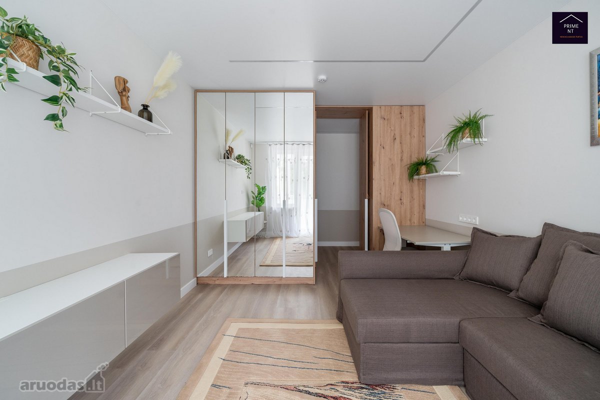Nuomojamas 2 kambarių moderniai įrengtas, - nuotraukos Nr. 14