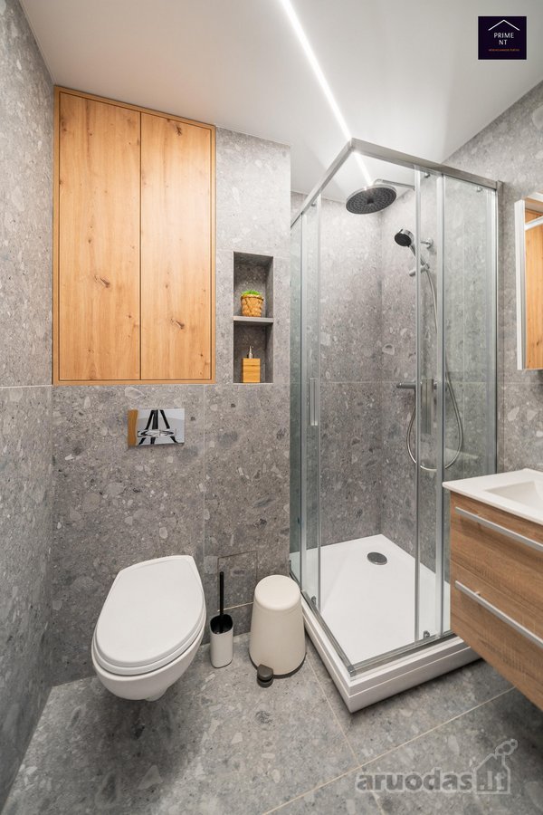Nuomojamas 2 kambarių moderniai įrengtas, - nuotraukos Nr. 19