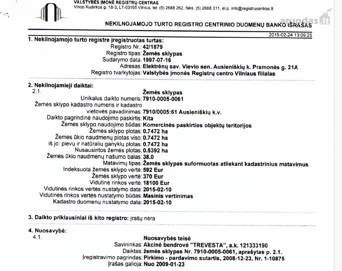 Du kilometrai už Vievio, kairėje magistralės - nuotraukos Nr. 8