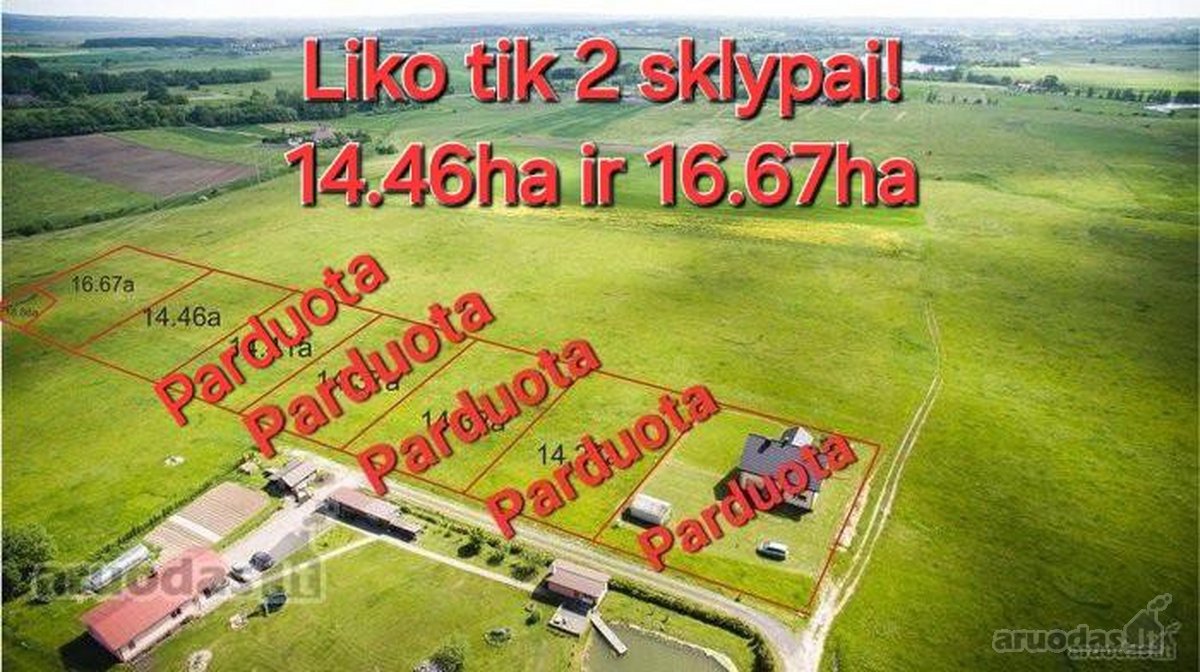 Liko tik 2 paskutiniai namų valdos sklypai: - nuotraukos Nr. 6