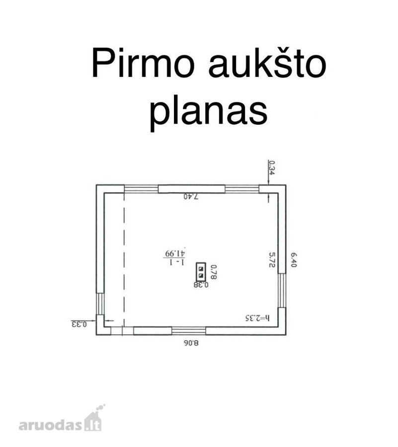 Parduodamas 6 a. sodo sklypas su nebaigtu - nuotraukos Nr. 5