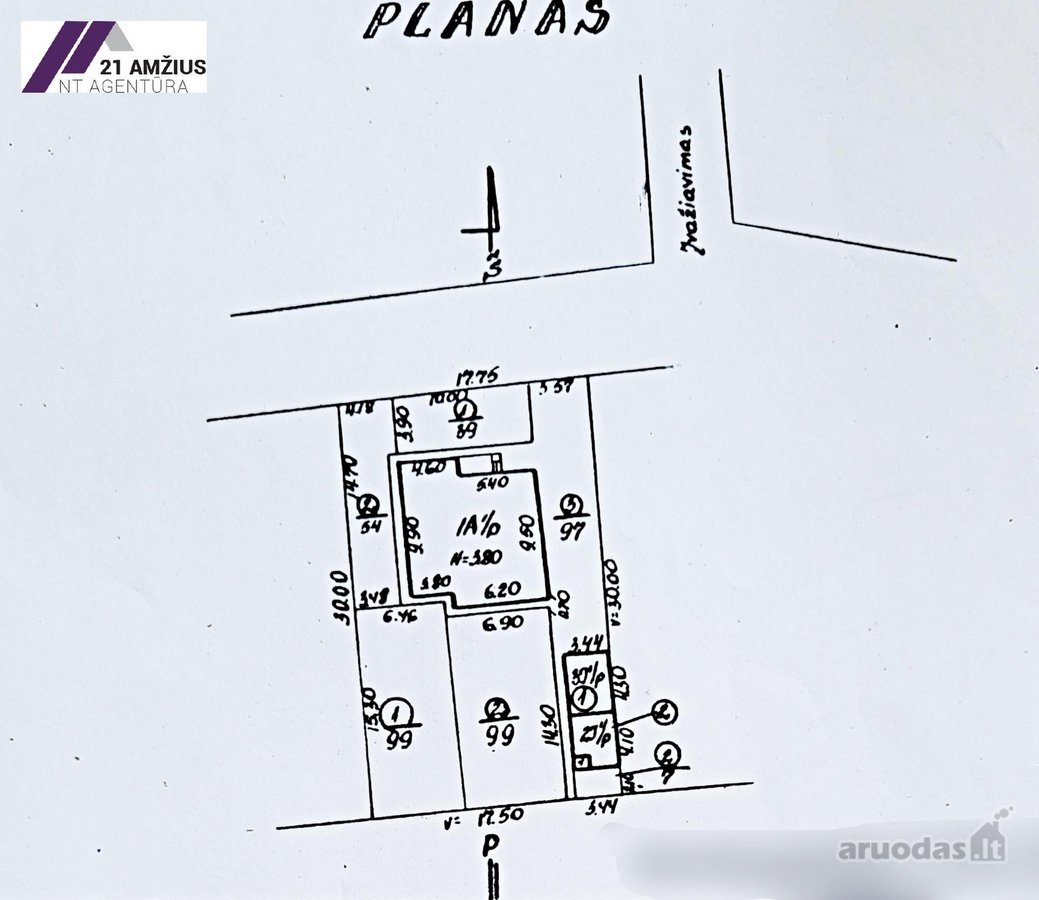 Parduodama pusė mūrinio namo Švyturio g. 5c, - nuotraukos Nr. 21