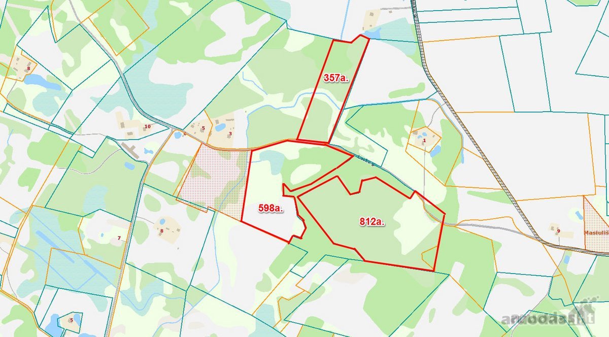 Parduodamas žemės ūkio paskirties 8,12ha