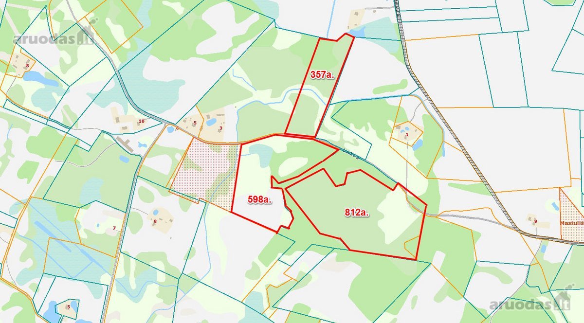 Parduodamas žemės ūkio paskirties 3,57ha