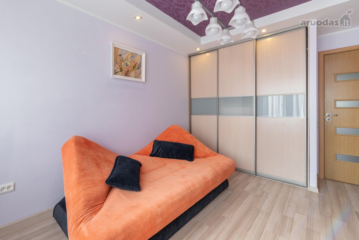 Išnuomojamas įrengtas 3 kambarių (64m2) butas - nuotraukos Nr. 8