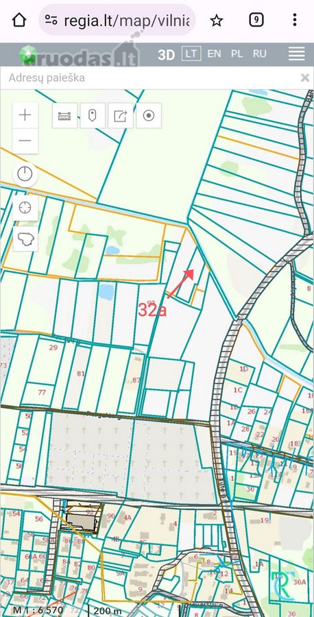 Parduodamas žemės ūkio paskirties sklypas 32 - nuotraukos Nr. 4