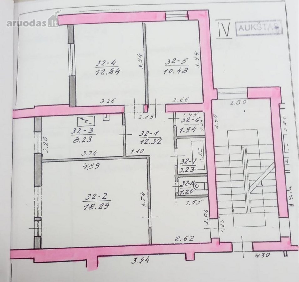 Nuo spalio1 d. nuomojamas 3 atskirų kambarių - nuotraukos Nr. 29
