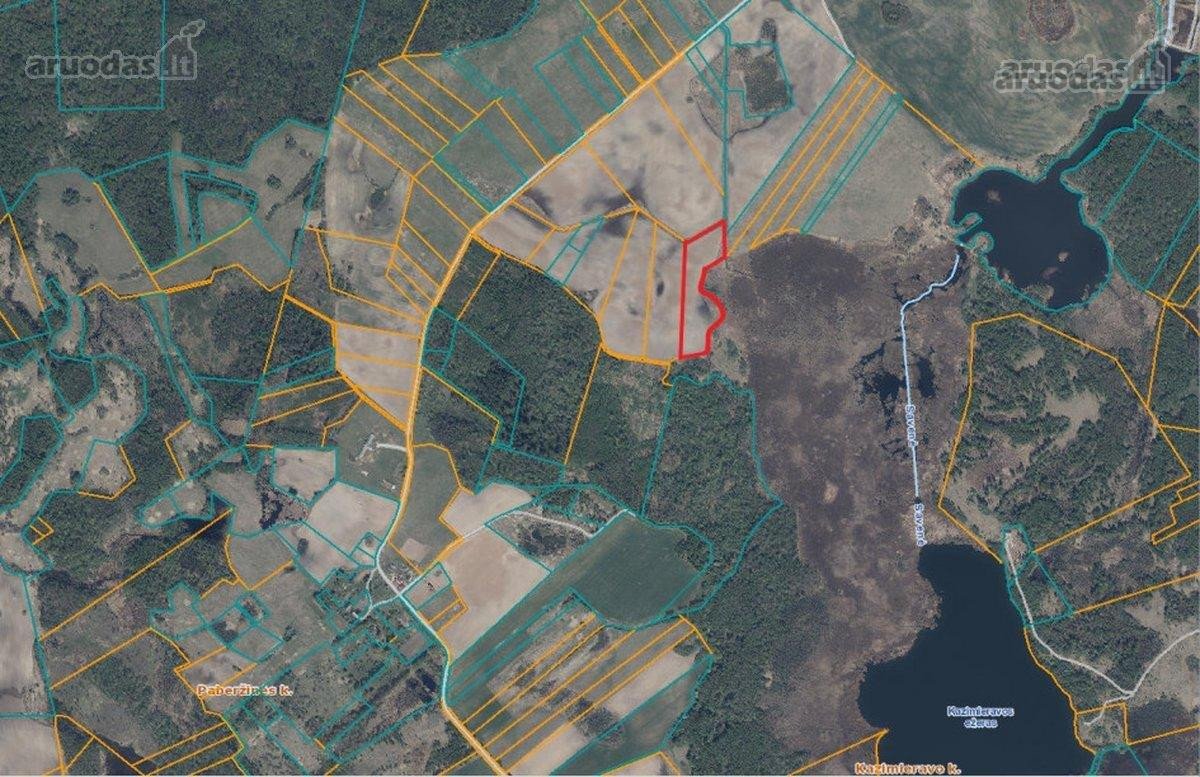 Parduodamas 2,9092 ha žemės ūkio paskirties - Skelbiu.lt