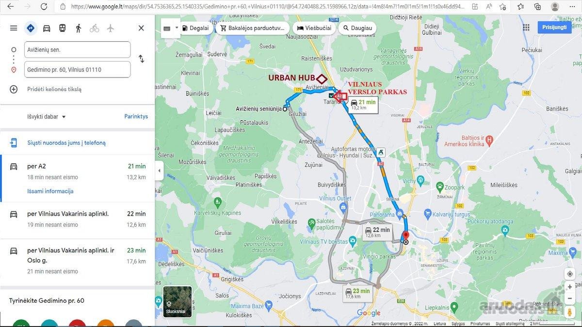 ~1.4km iki Vilniaus miesto ribos,~2km iki - nuotraukos Nr. 11