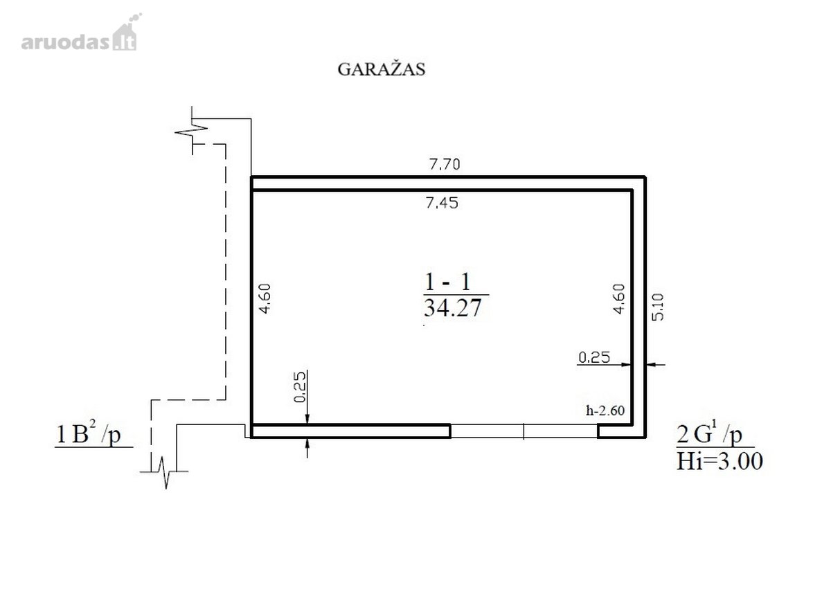 Parduodama 54/100 dalis pastato (apie 320 kv. - nuotraukos Nr. 14
