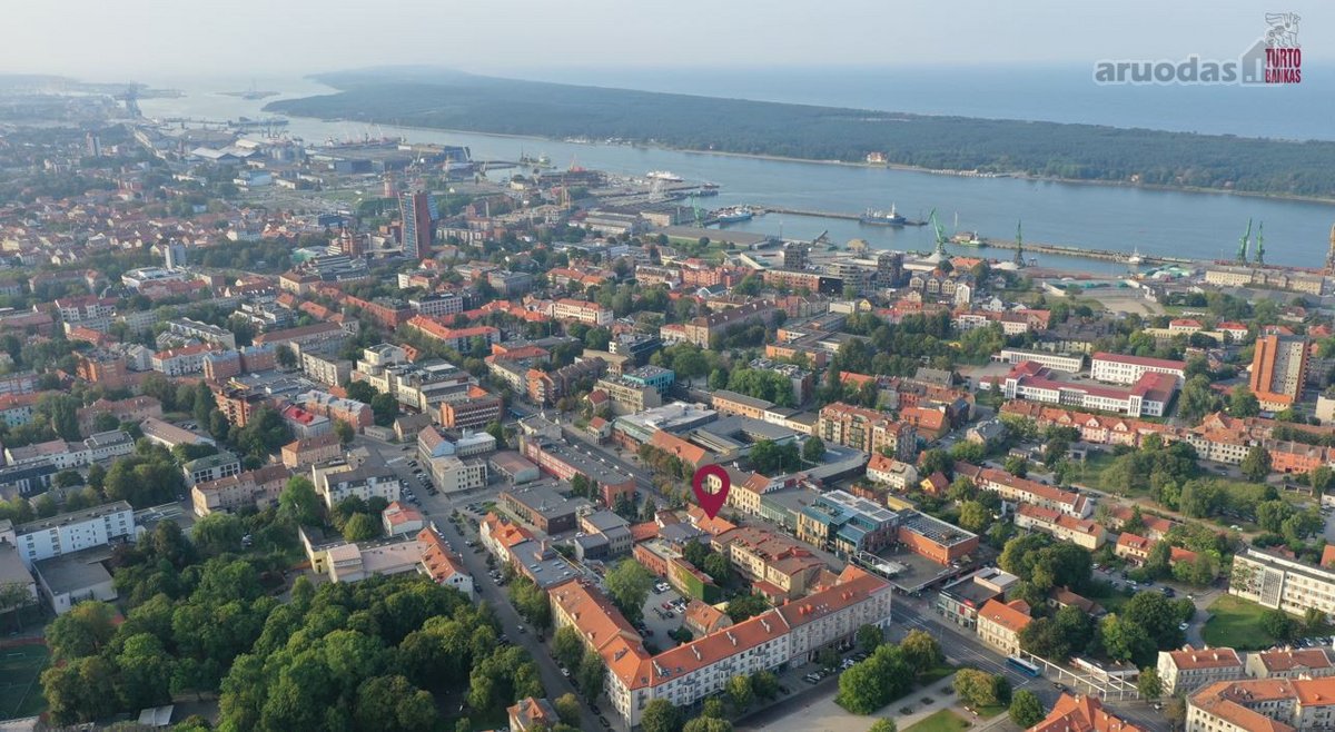 Patalpos su žemės sklypo dalimi Klaipėdoje