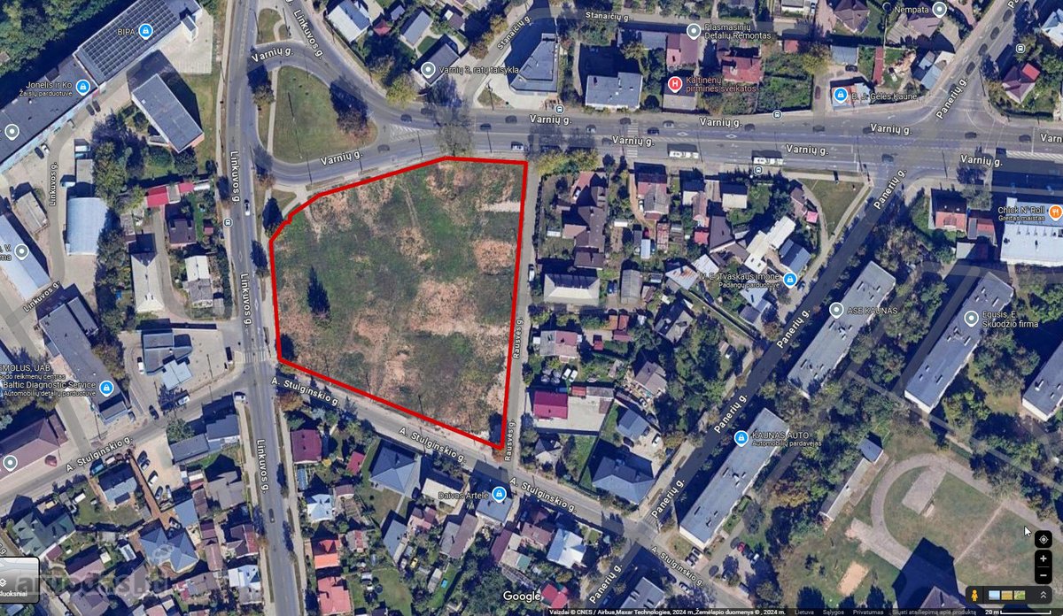 Išnuomojamas 0,9079 ha bendro ploto žemės