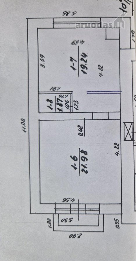Išnuomojamos 43 kv.m. komercinės paskirties - nuotraukos Nr. 16