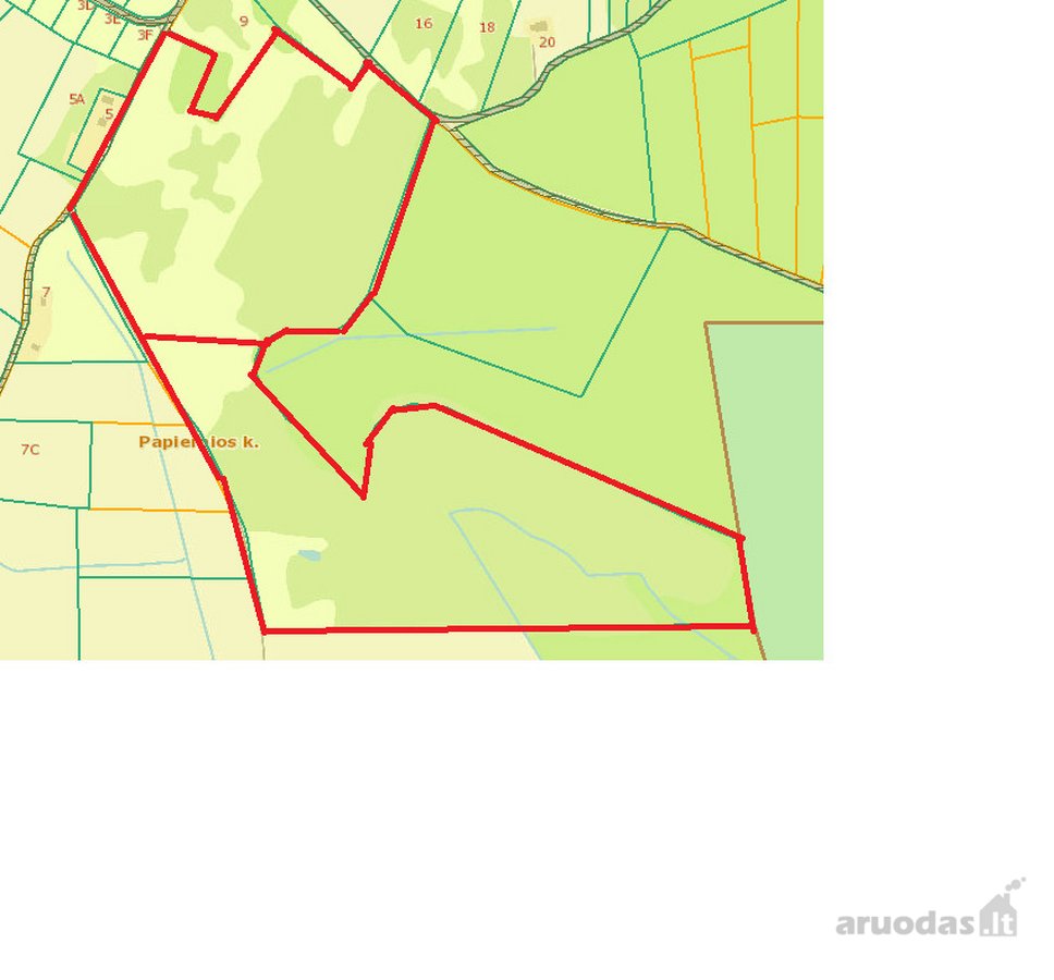 Parduodami du besiribojantus 19,62 ha žemės - nuotraukos Nr. 4