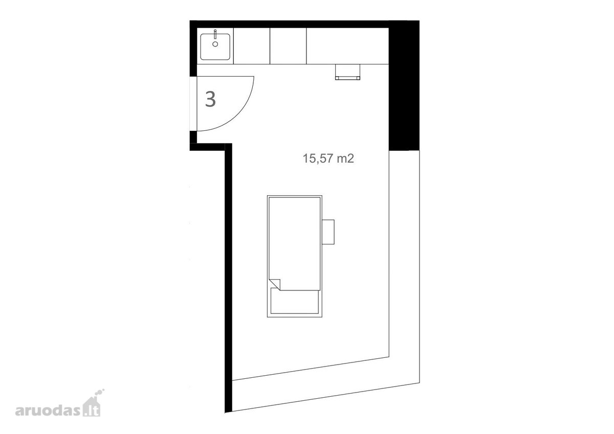Naujai įrengtos komercinės patalpos - nuotraukos Nr. 17