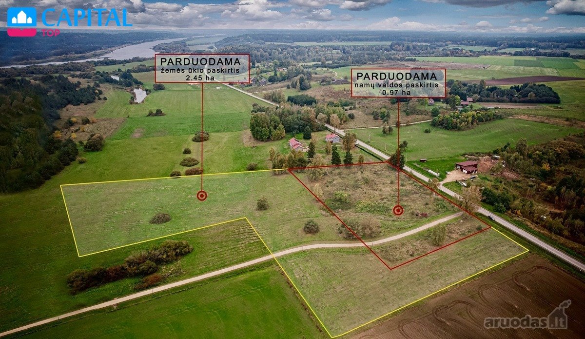 Parduodami Du Besiribojantys Sklypai Mikytų K