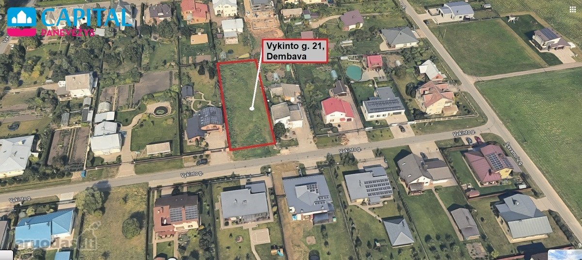 Parduodamas Namų Valdos Sklypas Vykinto G.,