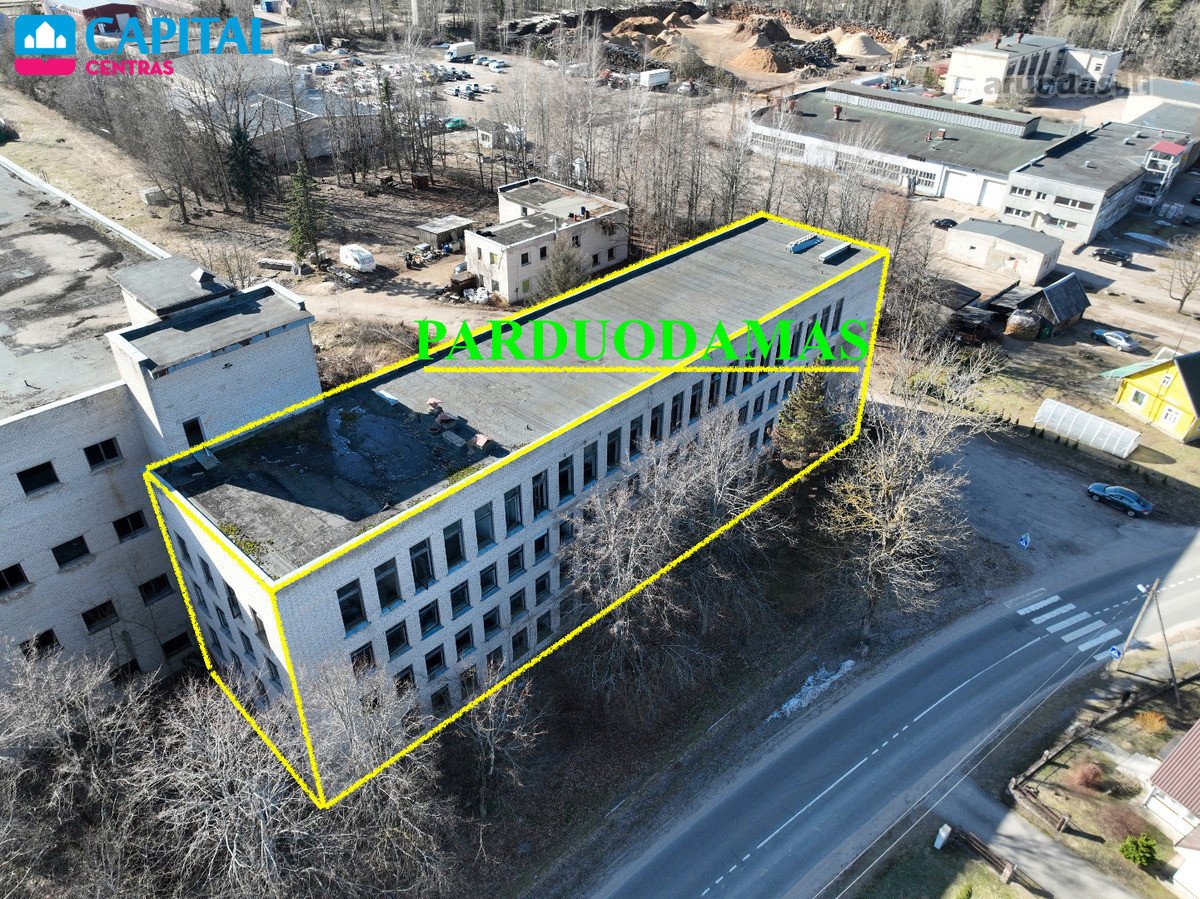 Parduodamos neįrengtas keturių aukštų - nuotraukos Nr. 2