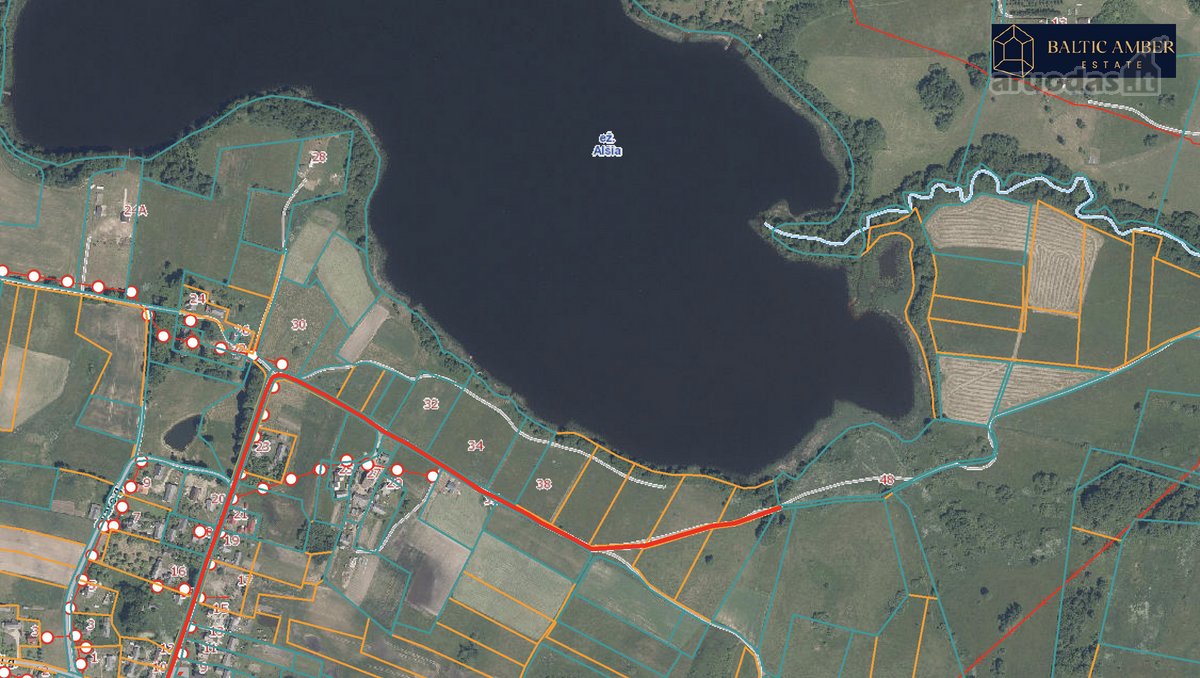 Parduodamas 1.5 ha Sklypas Su Ežero Pakrante - nuotraukos Nr. 3