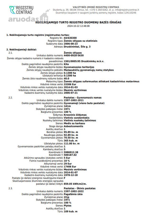 Parduodamas žemės sklypas su namu labai - nuotraukos Nr. 22