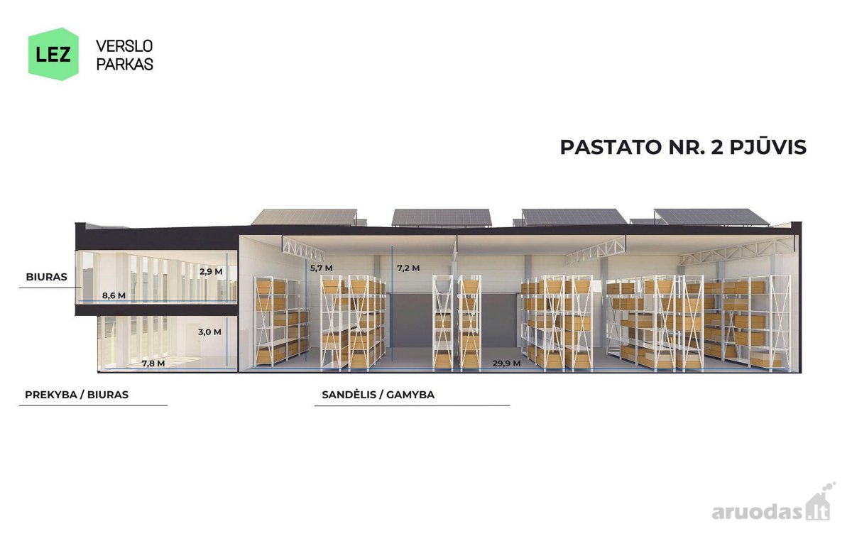 Parduodami atskiri pastatai ir „stock-office“ - nuotraukos Nr. 19