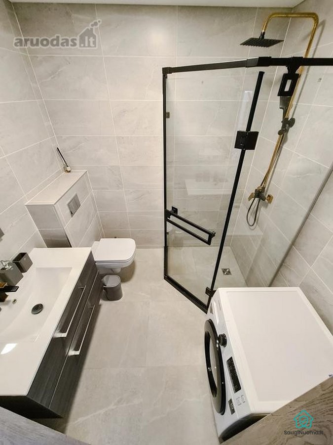 Išnuomojamas modernus, šviesus, 2 kambarių - nuotraukos Nr. 12