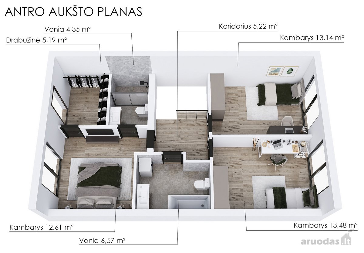 Kalnėnų namai – miesto ir gamtos sinergija, - nuotraukos Nr. 7