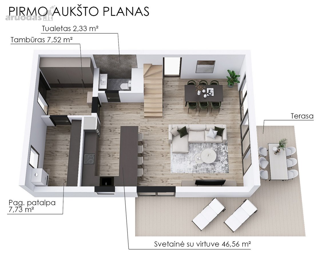 Kalnėnų namai – miesto ir gamtos sinergija, - nuotraukos Nr. 5